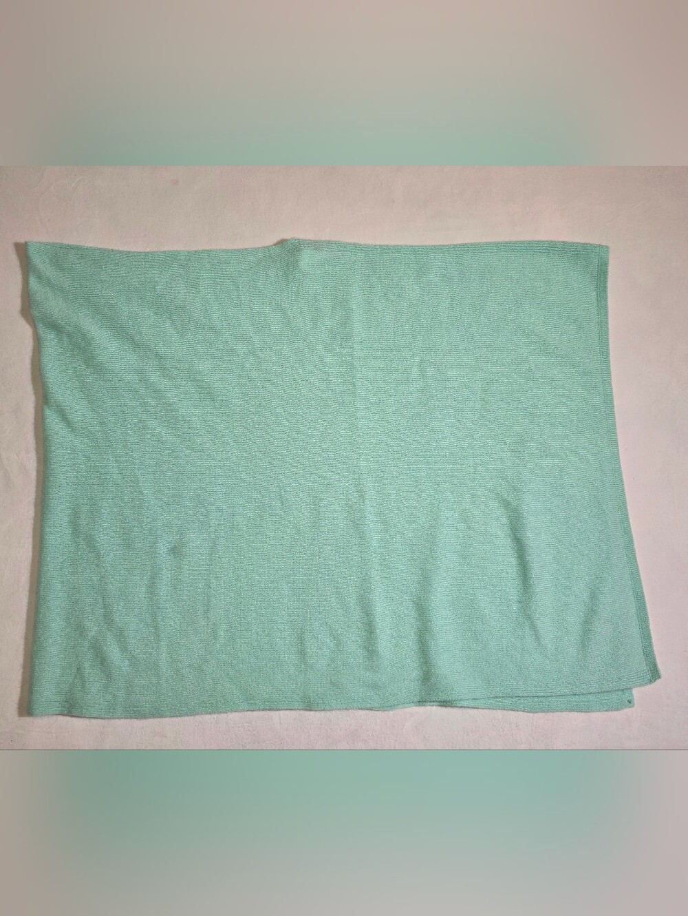 Lilly Pulitzer 1SZ Mint Green 100% Cashmere Paloma Cowl Neck Poncho Wrap
